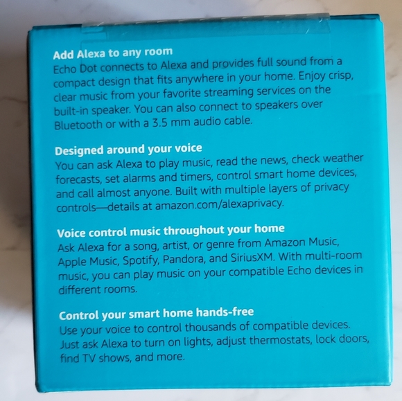 Amazon Echo Dot 3rd Generation Alexa - Picture 2 of 5